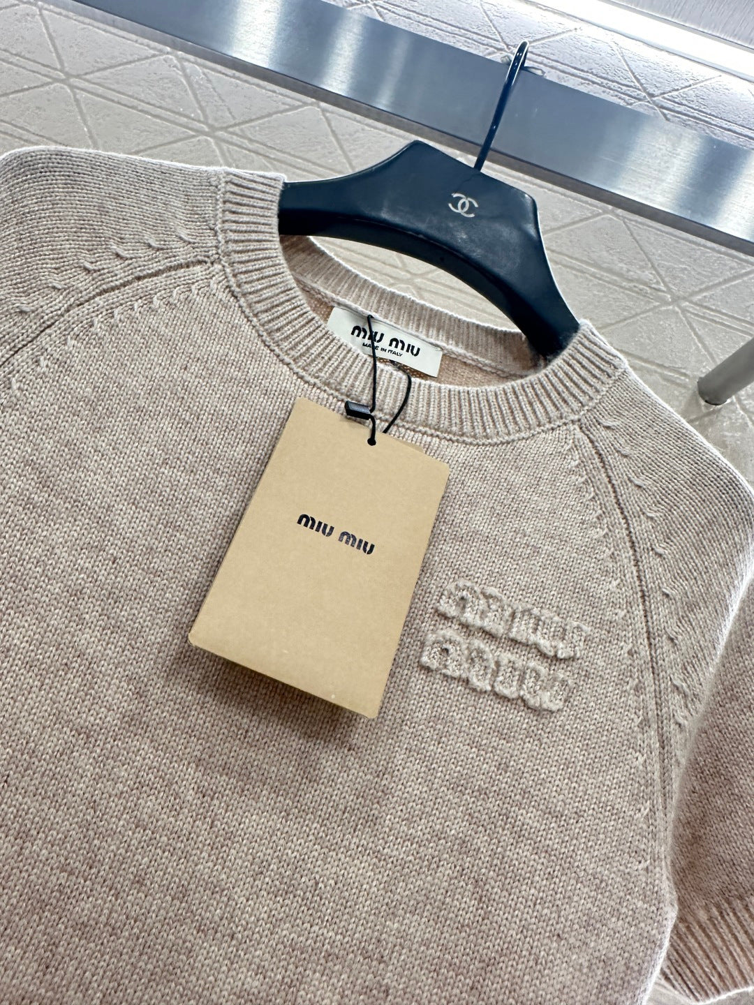 Knitted Short-Sleeve T-Shirt