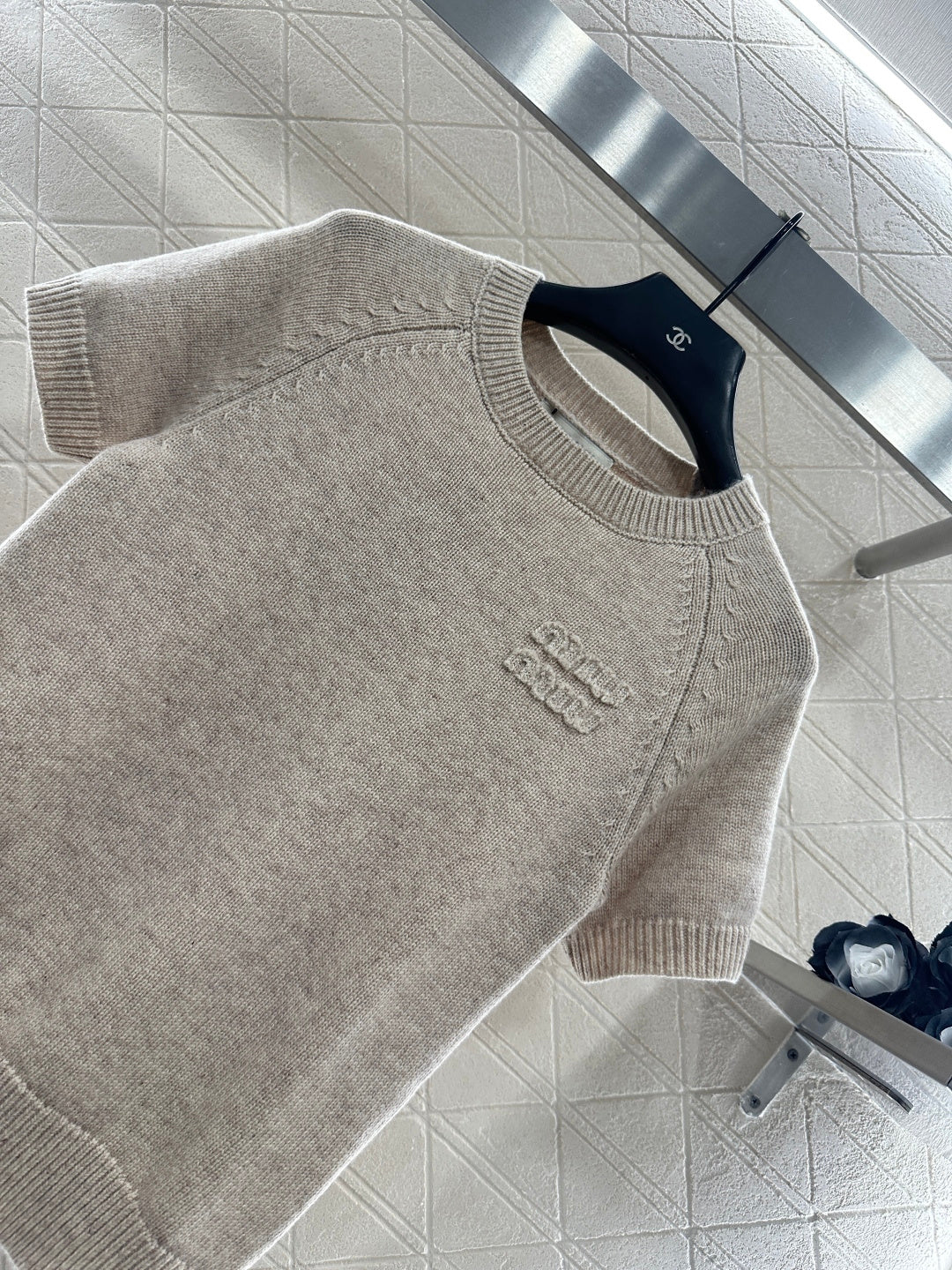 Knitted Short-Sleeve T-Shirt