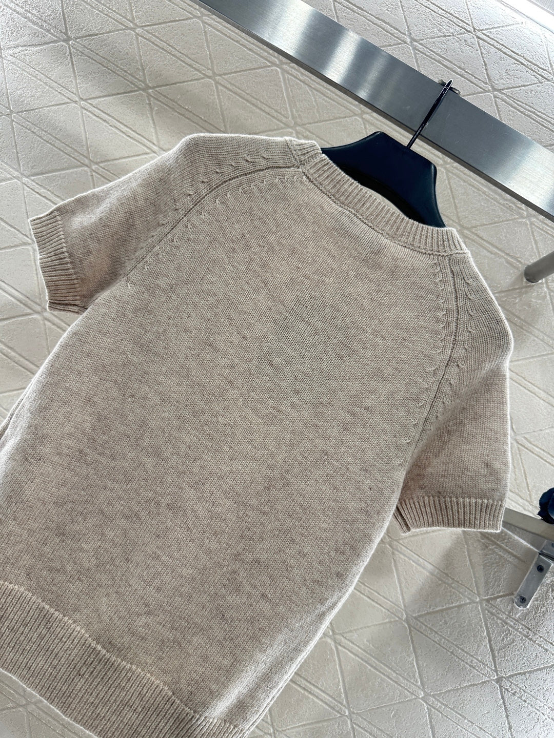 Knitted Short-Sleeve T-Shirt