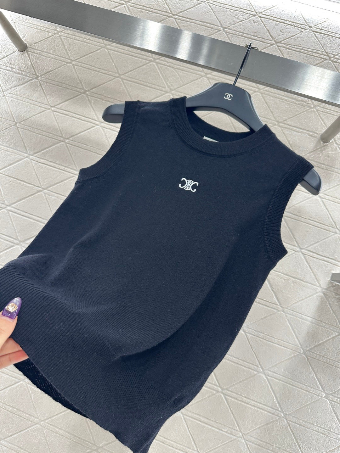 Logo Knitted Vest