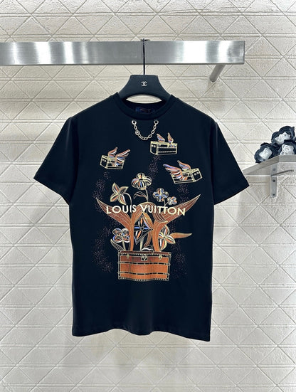 Crew Neck Logo Print T-Shirt