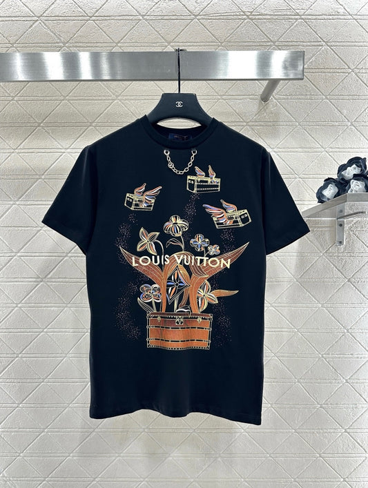 Crew Neck Logo Print T-Shirt