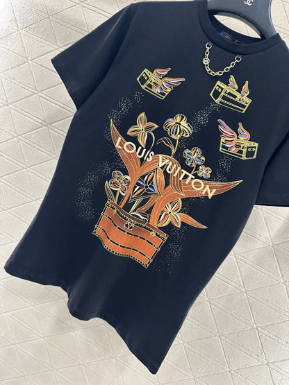 Crew Neck Logo Print T-Shirt
