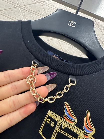 Crew Neck Logo Print T-Shirt