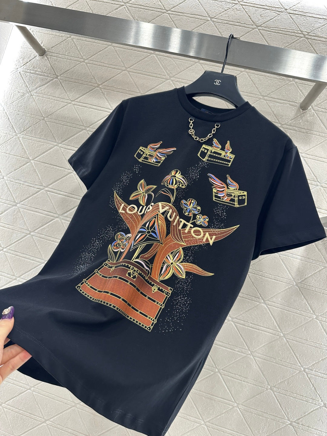 Crew Neck Logo Print T-Shirt