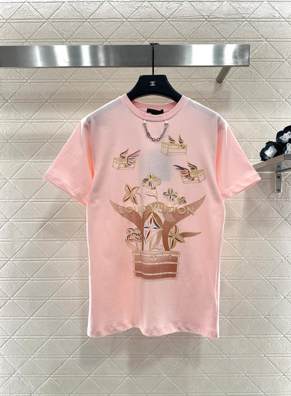 Crew Neck Logo Print T-Shirt