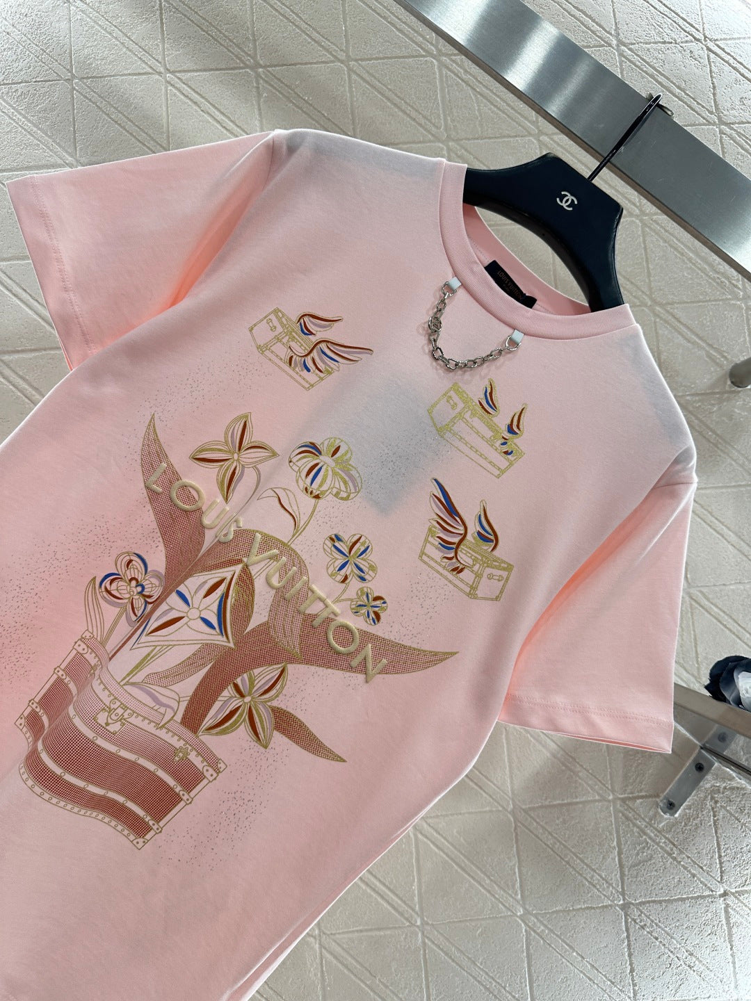 Crew Neck Logo Print T-Shirt