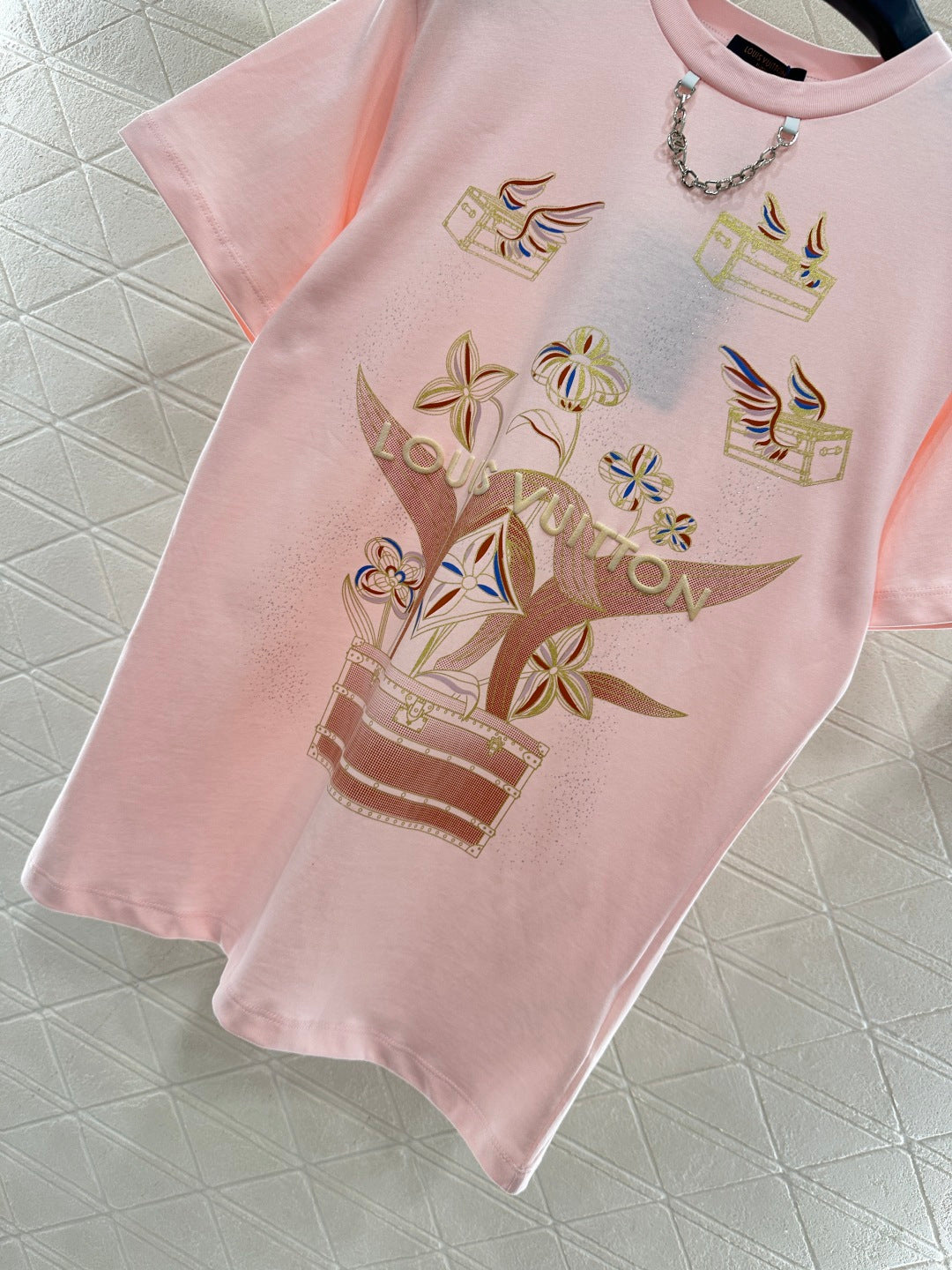 Crew Neck Logo Print T-Shirt