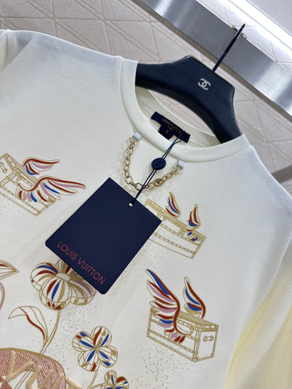 Crew Neck Logo Print T-Shirt