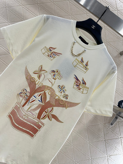 Crew Neck Logo Print T-Shirt