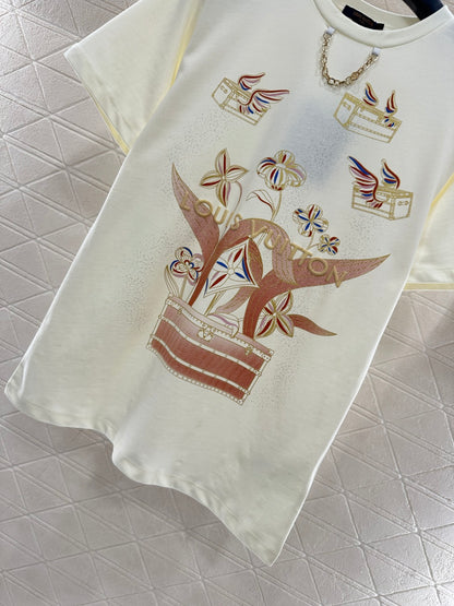 Crew Neck Logo Print T-Shirt
