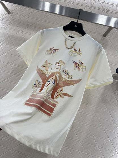 Crew Neck Logo Print T-Shirt