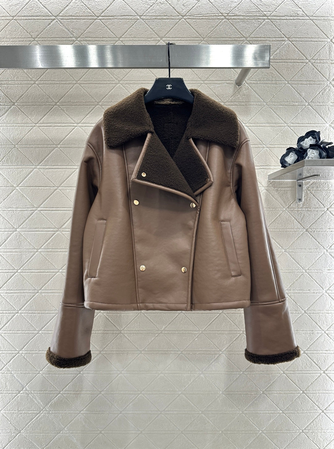 Eco-friendly Shearling Jacket