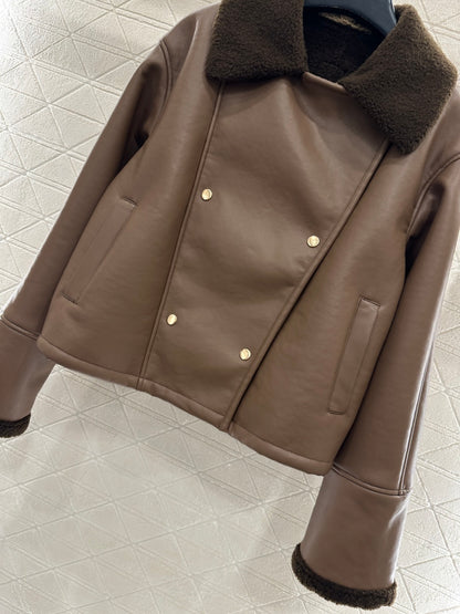 Eco-friendly Shearling Jacket