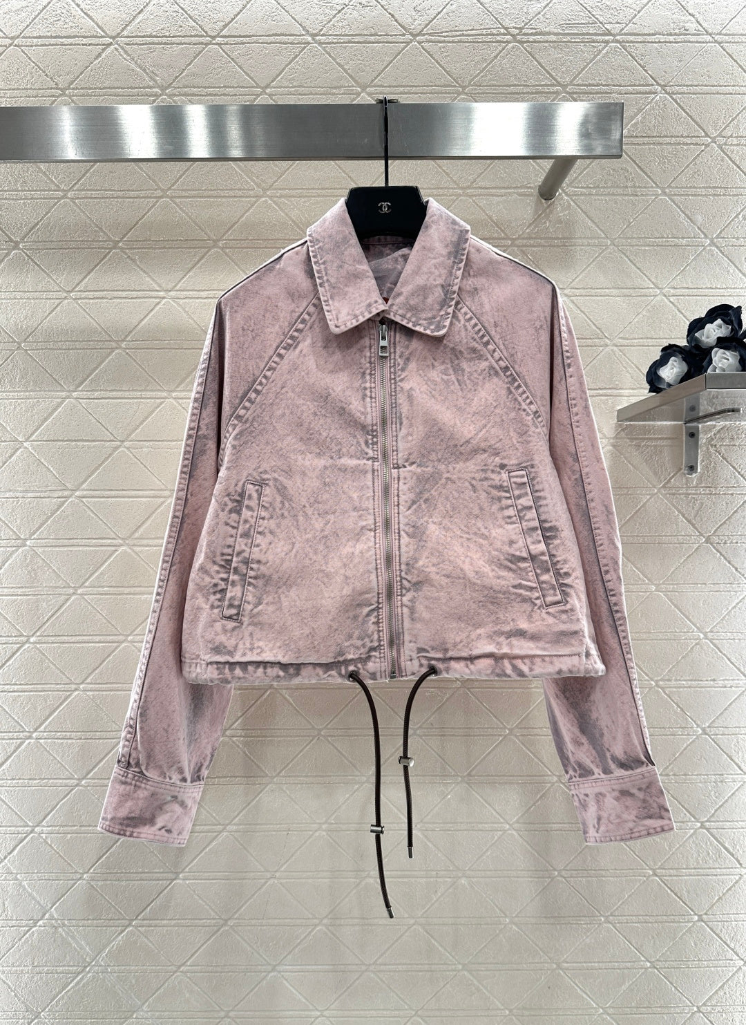 Loop-front Denim Jacket