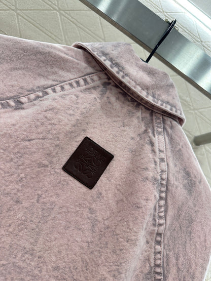 Loop-front Denim Jacket