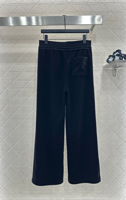 Fleece Casual Webbing Pants