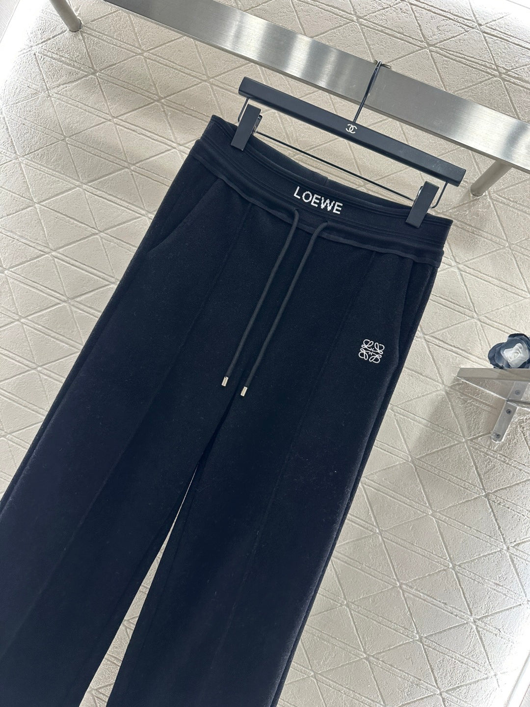 Fleece Casual Webbing Pants