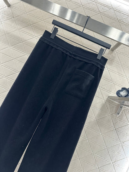 Fleece Casual Webbing Pants