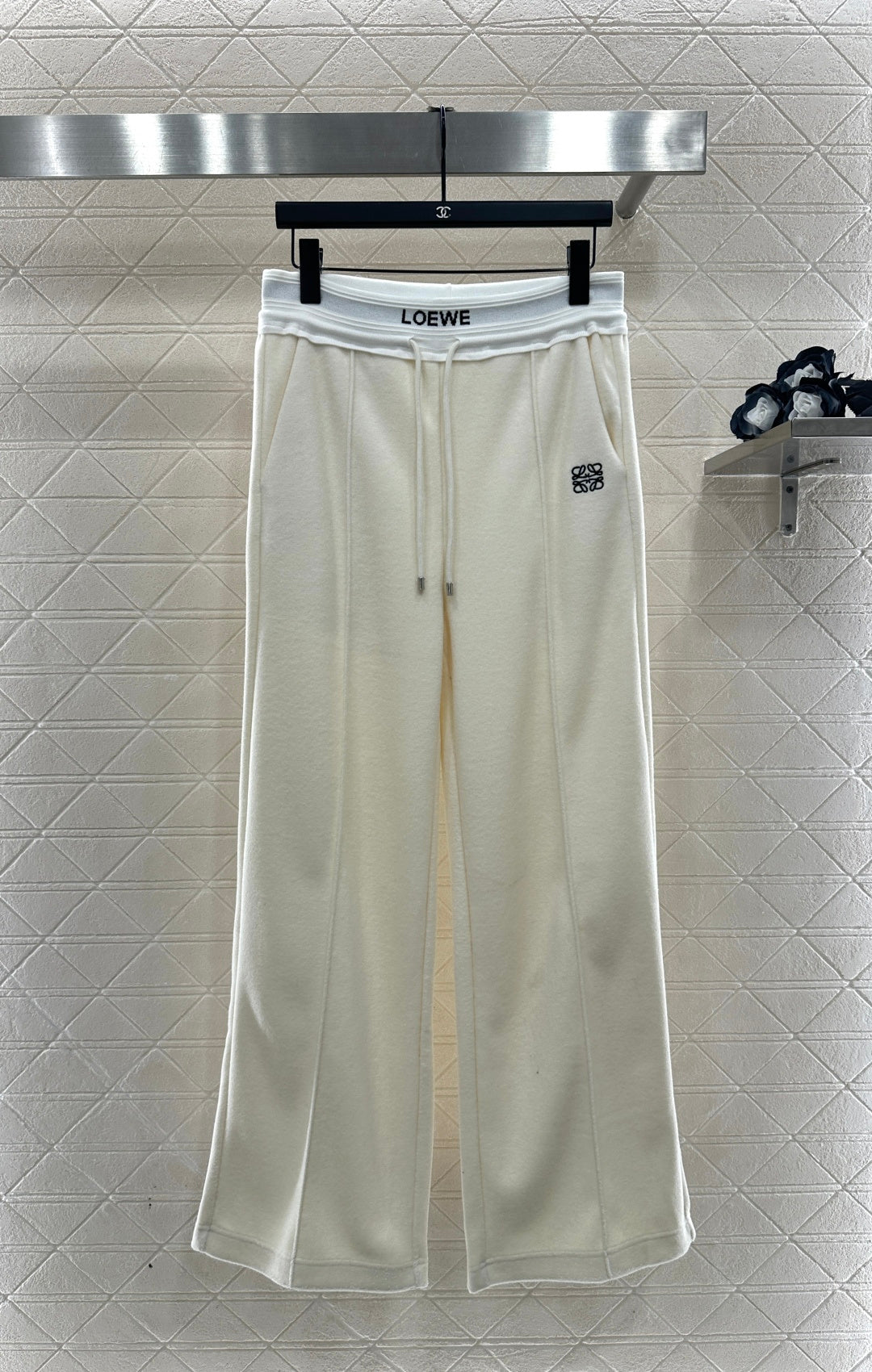 Fleece Casual Webbing Pants