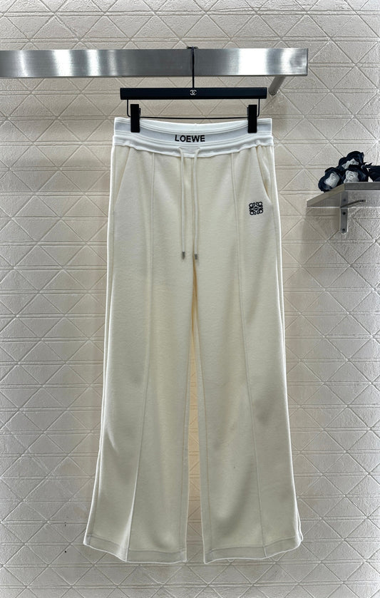 Fleece Casual Webbing Pants