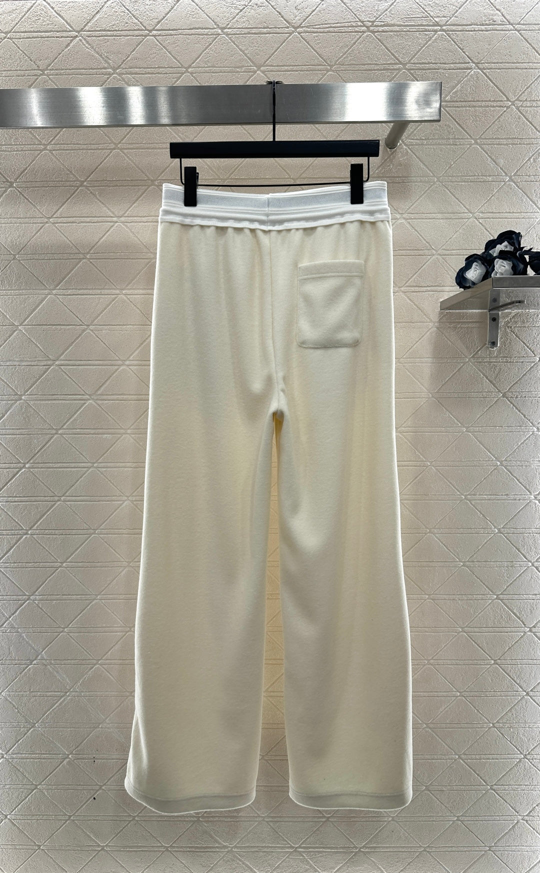Fleece Casual Webbing Pants