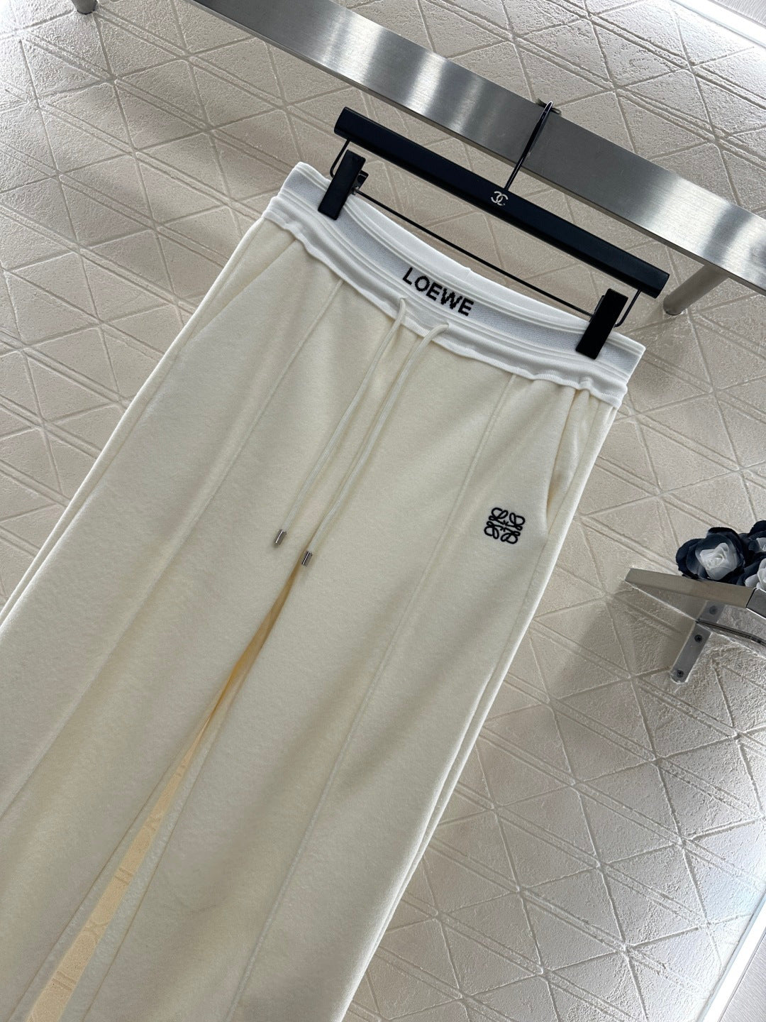 Fleece Casual Webbing Pants