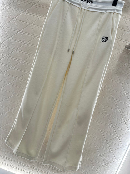 Fleece Casual Webbing Pants