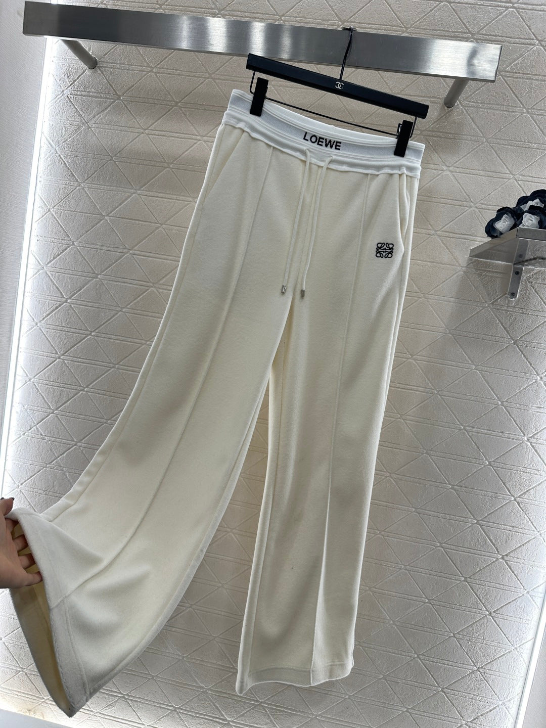Fleece Casual Webbing Pants