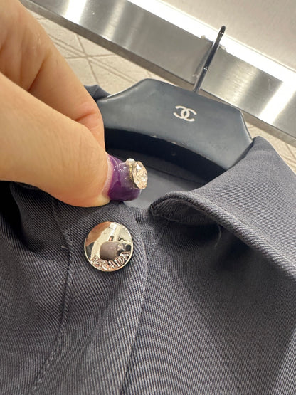 Located Shirt Dress with Belt