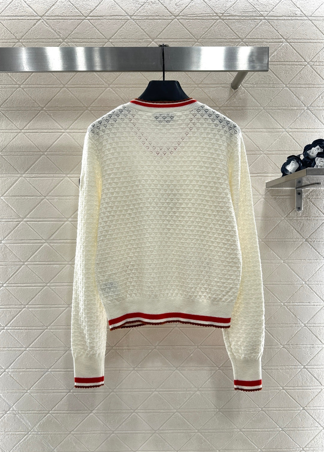 Crew Neck Knit Cardigan