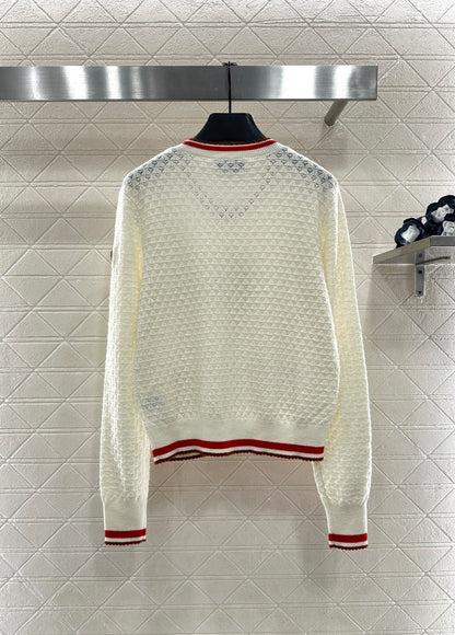 Crew Neck Knit Cardigan