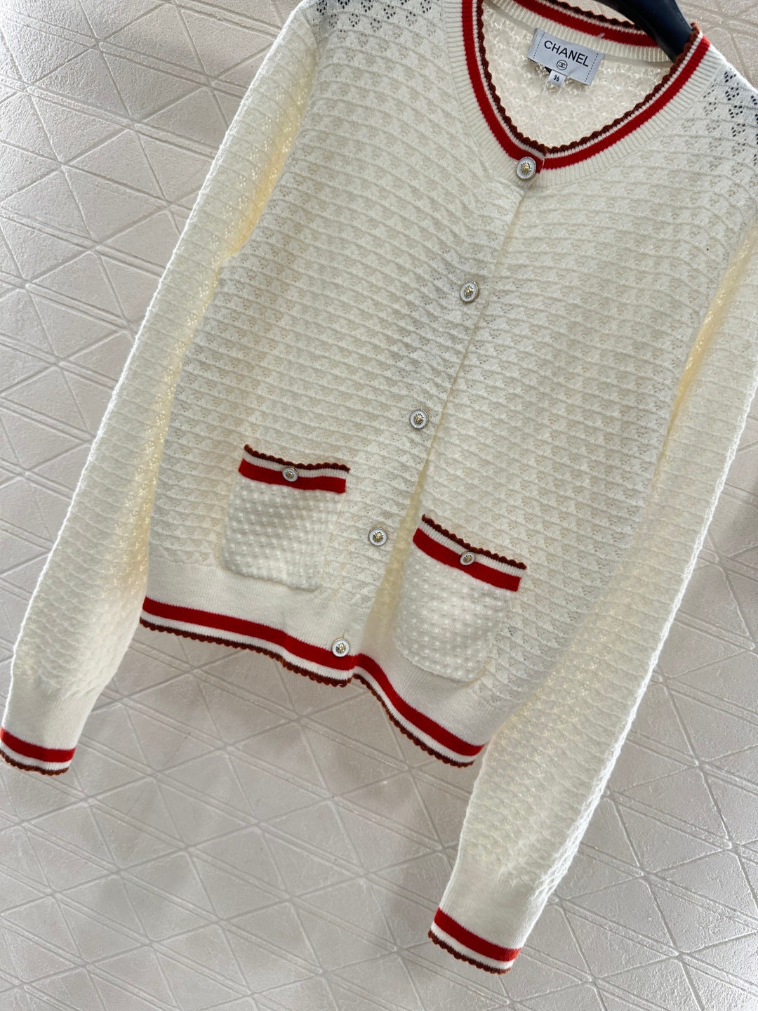 Crew Neck Knit Cardigan