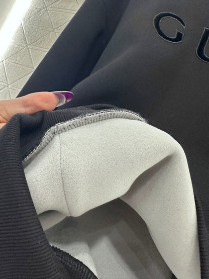 Fleece Letter Sweatshirt