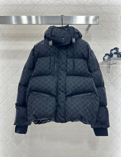 Detachable Jacquard Down Jacket
