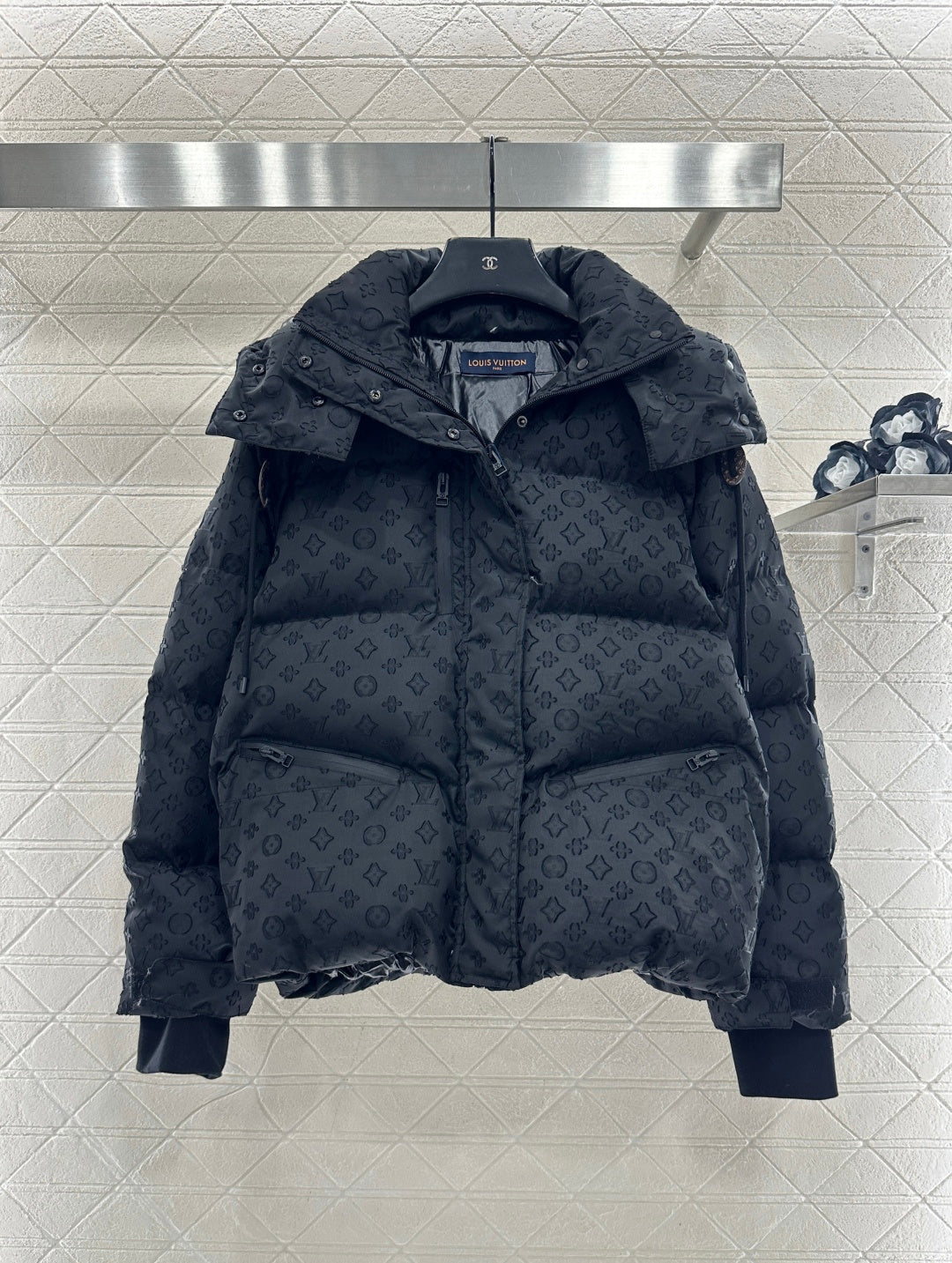Detachable Jacquard Down Jacket