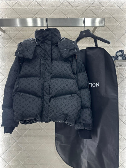 Detachable Jacquard Down Jacket