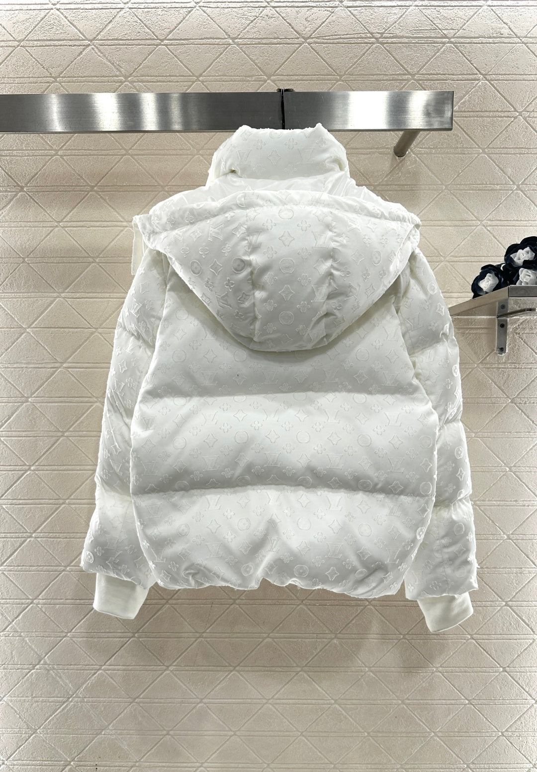 Detachable Jacquard Down Jacket