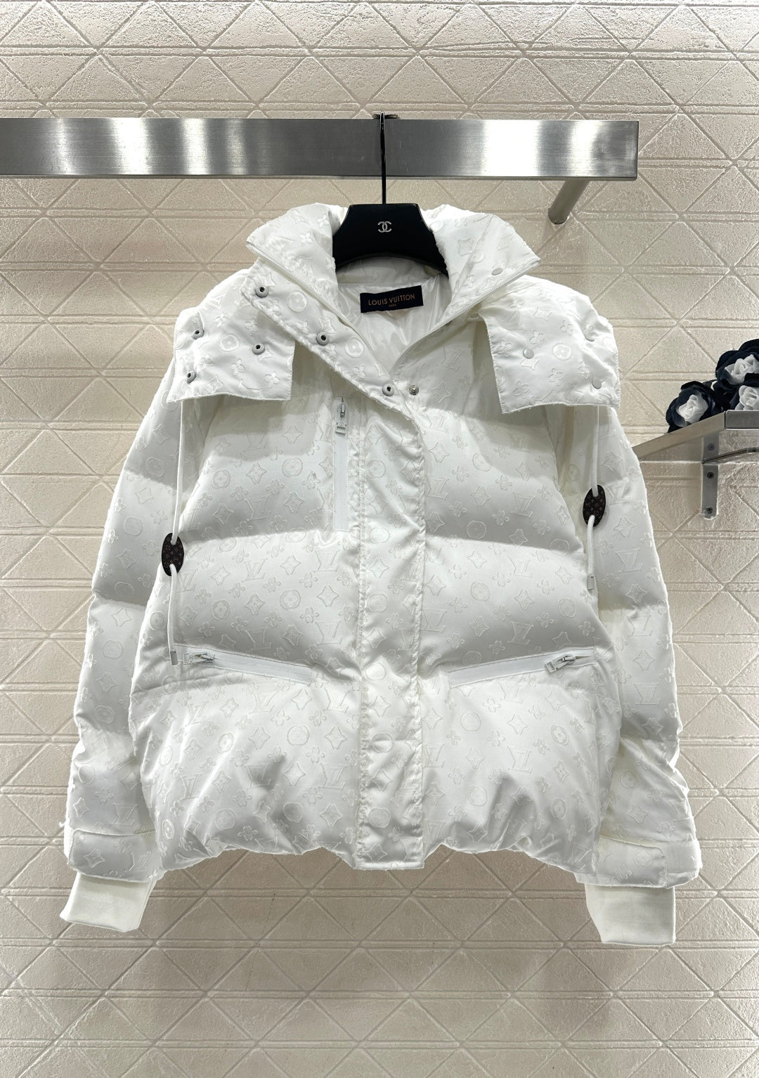 Detachable Jacquard Down Jacket