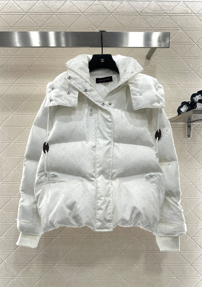 Detachable Jacquard Down Jacket