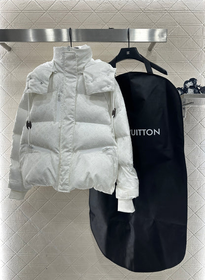 Detachable Jacquard Down Jacket
