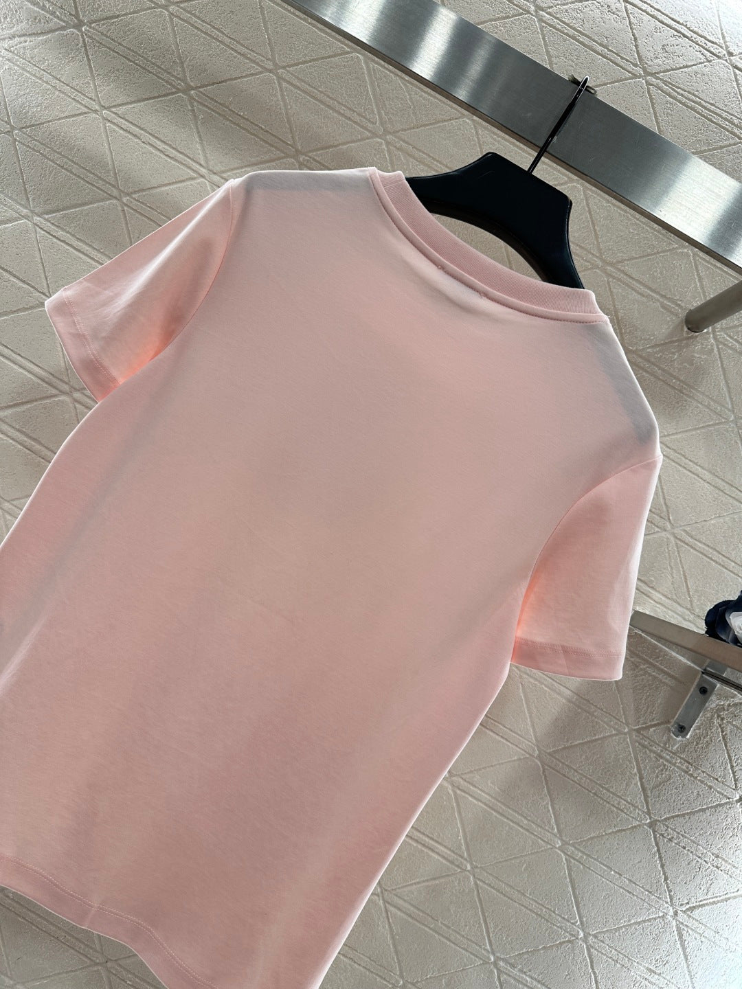 Rhinestone Beaded Logo T-Shirt