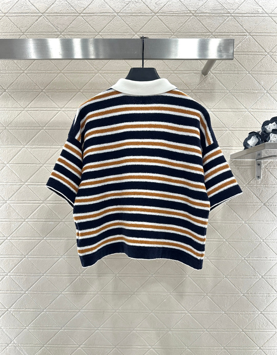 Knitted Striped T-shirt