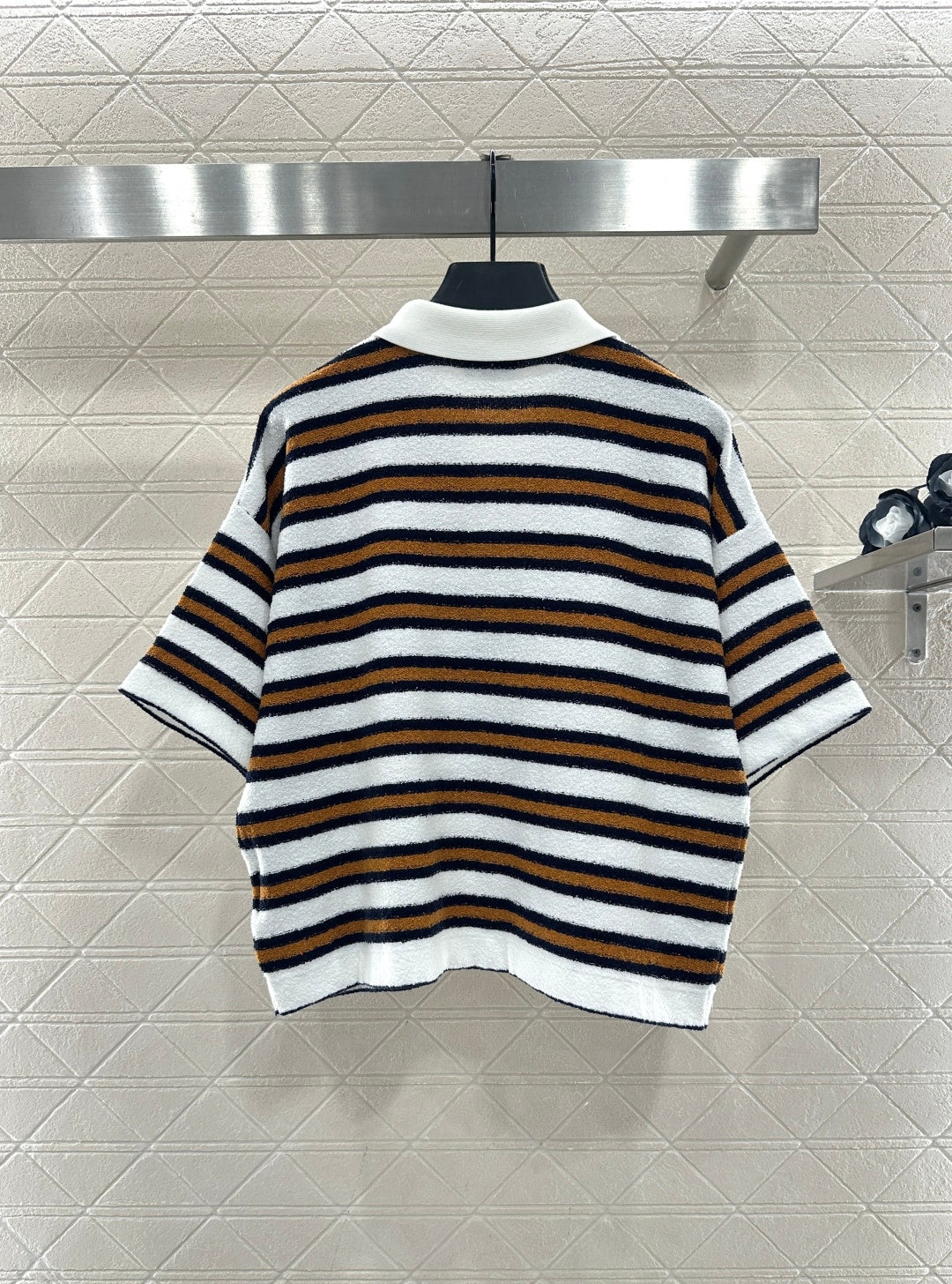 Knitted Striped T-shirt