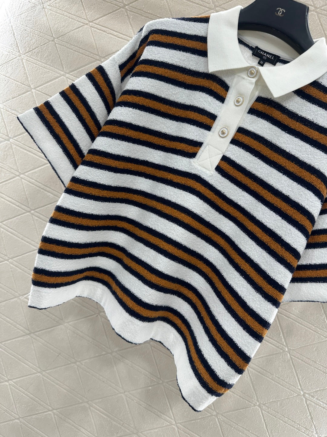 Knitted Striped T-shirt