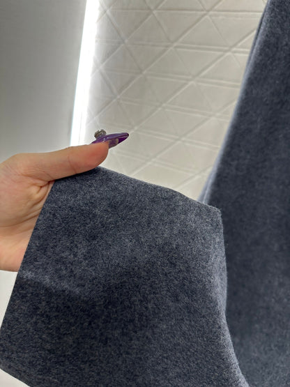 Wool Straight Leg Trousers