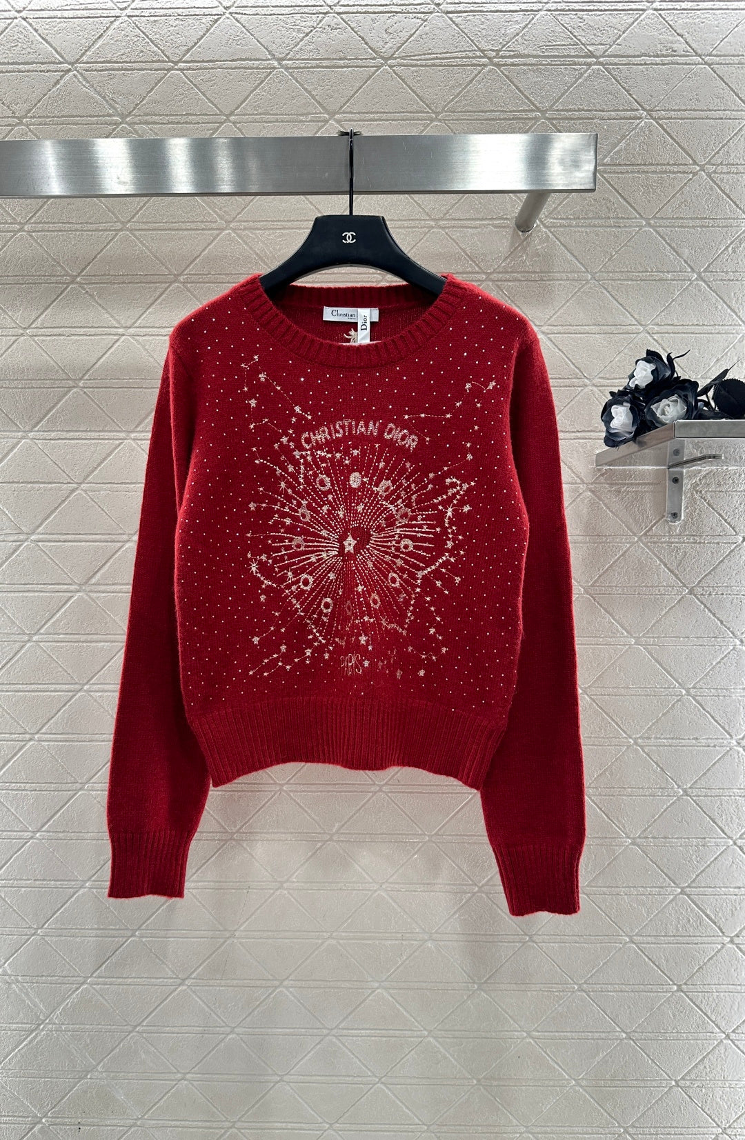Rhinestone Starry Sky Sweater