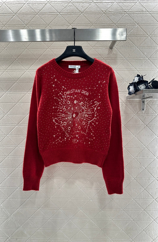 Rhinestone Starry Sky Sweater