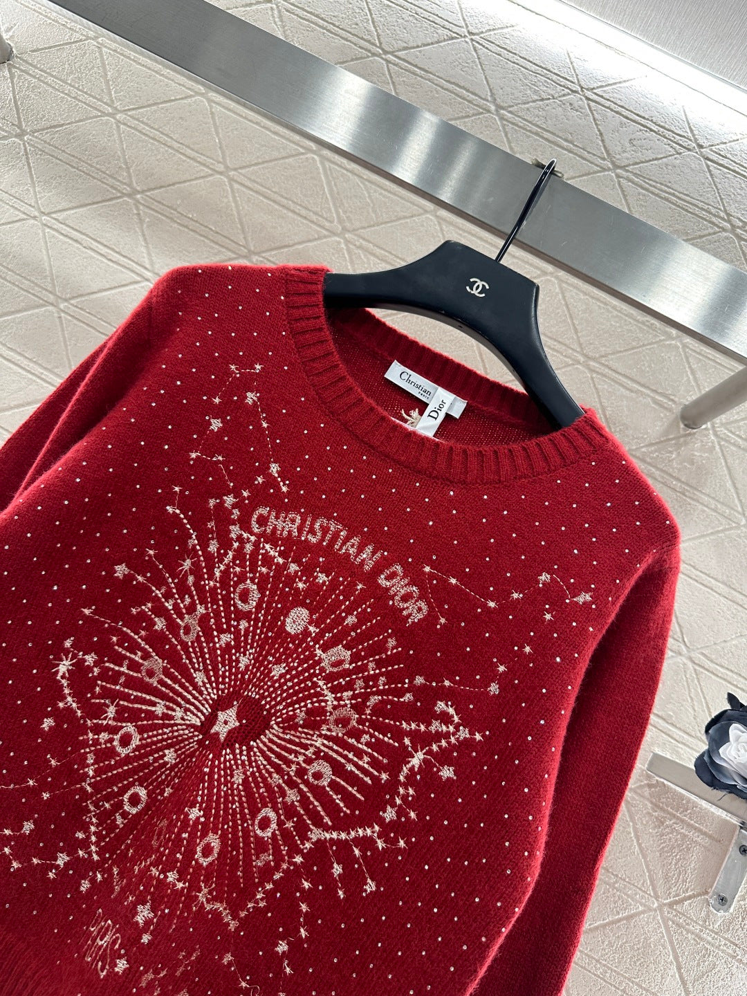 Rhinestone Starry Sky Sweater