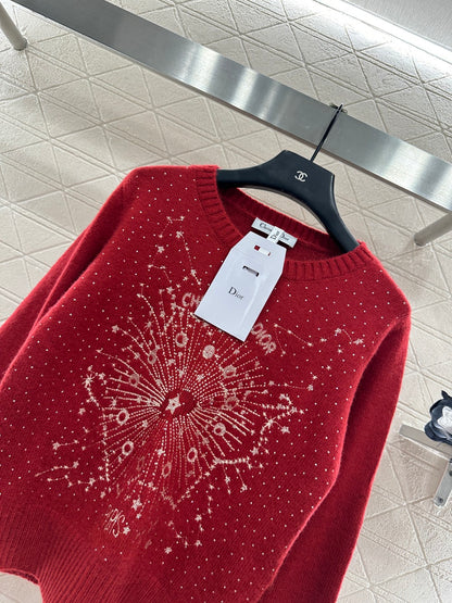 Rhinestone Starry Sky Sweater